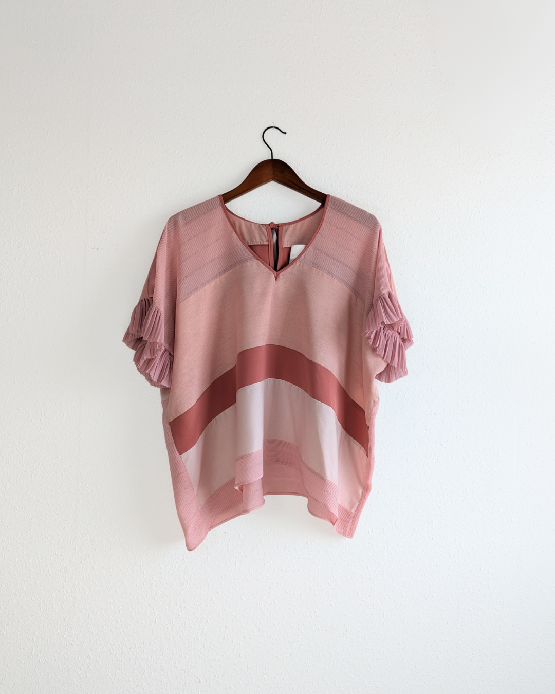 The Rosebud Pink Magdalena Top