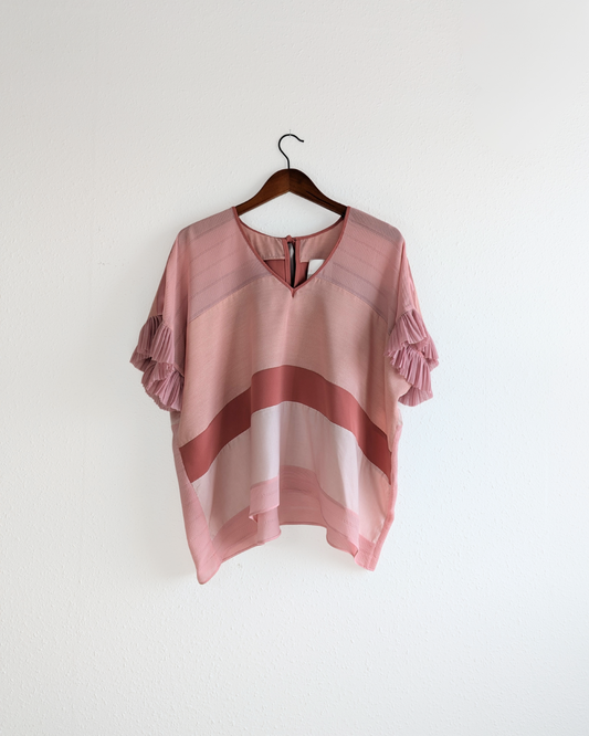 The Rosebud Pink Magdalena Top