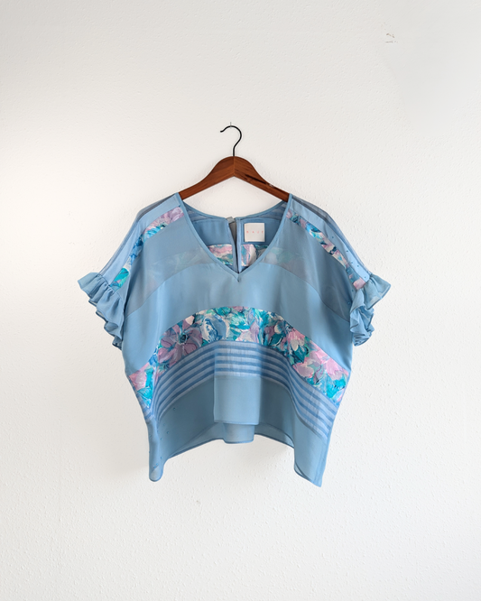 The Sky Blue Magdalena Top