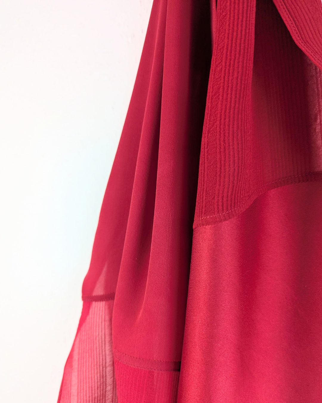 The Silk Scarf in Raspberry