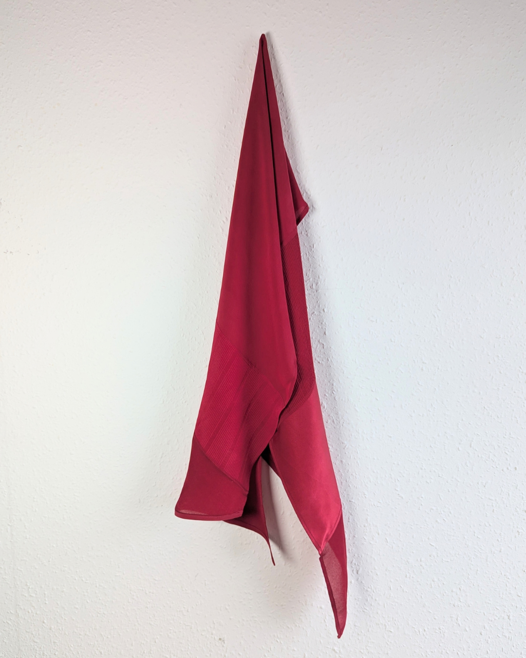 The Silk Scarf in Raspberry