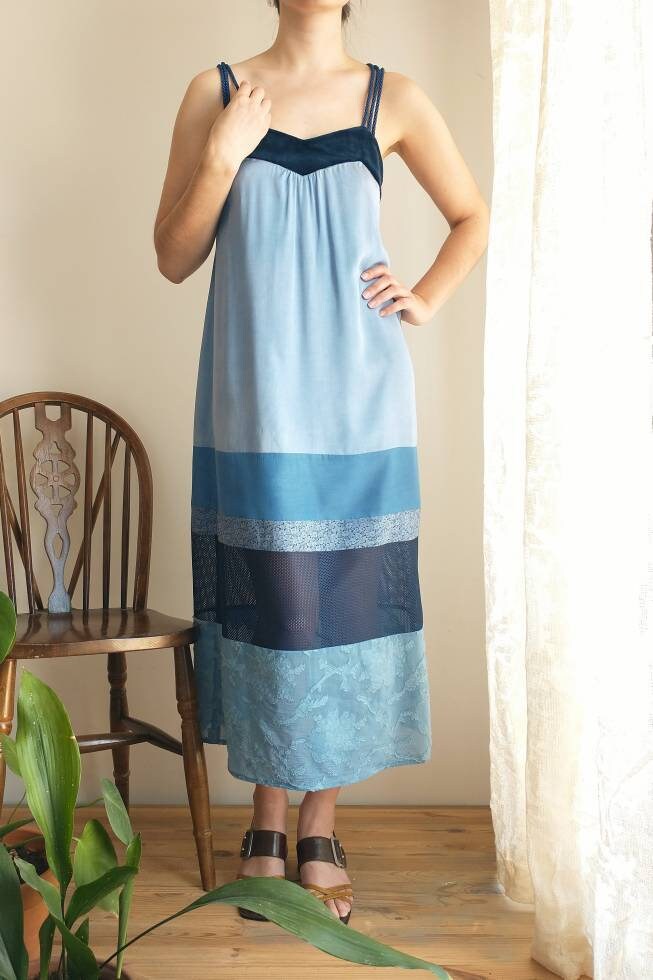 Size Medium, Handmade, Midi Summer Sleeveless Slip Dress