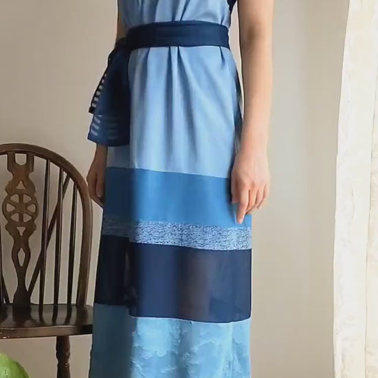 Size Medium, Handmade, Midi Summer Sleeveless Slip Dress