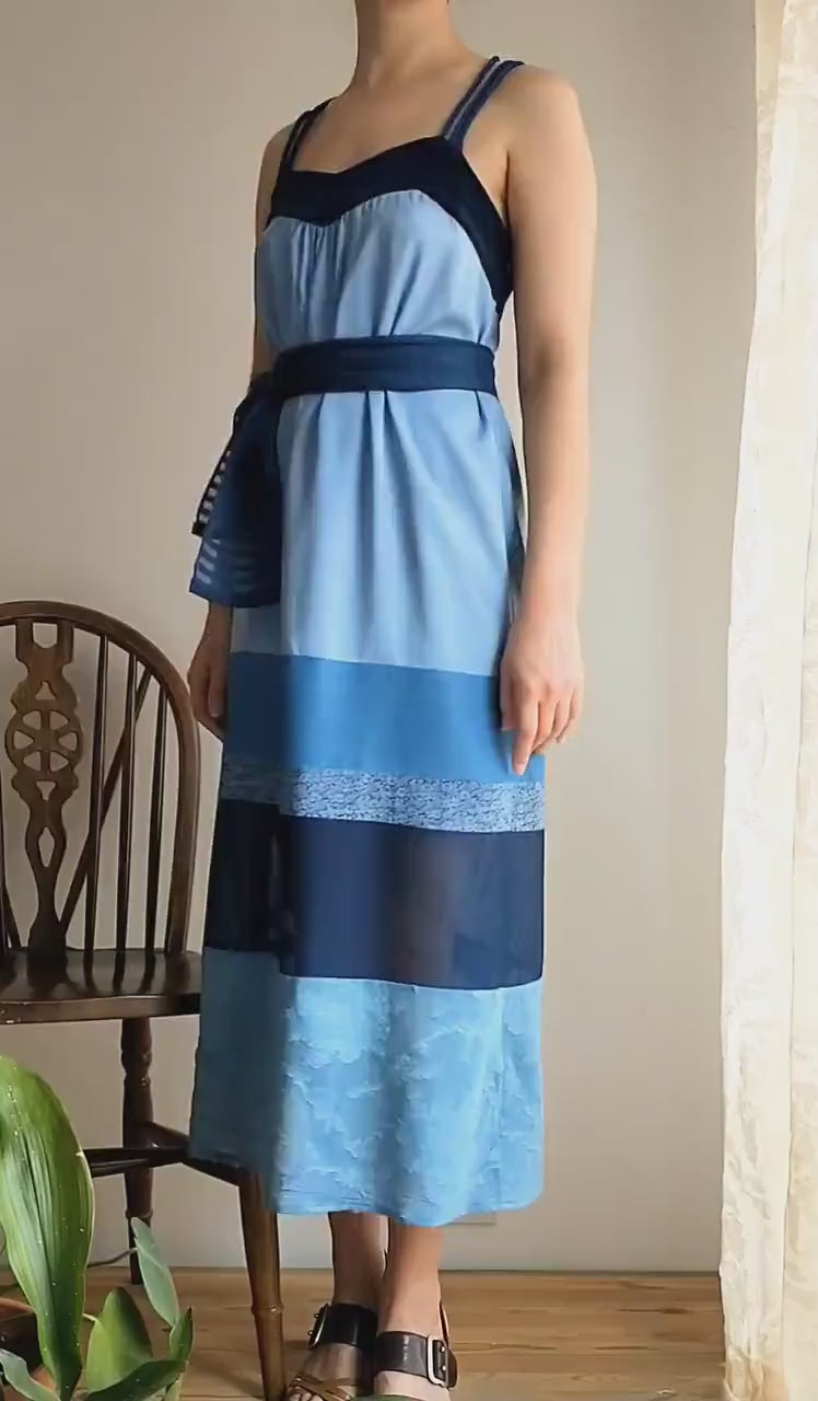 Size Medium, Handmade, Midi Summer Sleeveless Slip Dress